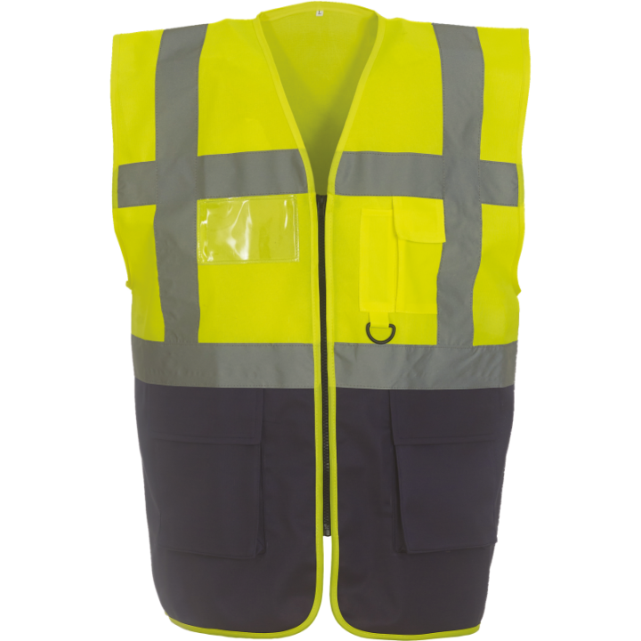 Gilet Haute Visibilité Fermeture à Glissière et poches