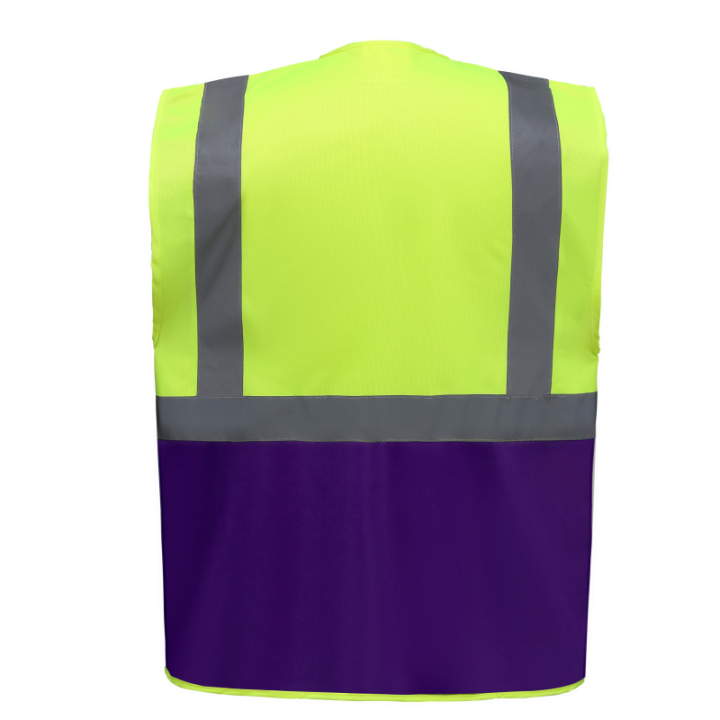 Gilet Haute Visibilité Fermeture à Glissière et poches