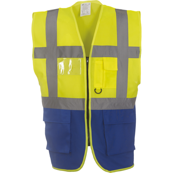 Gilet Haute Visibilité Fermeture à Glissière et poches