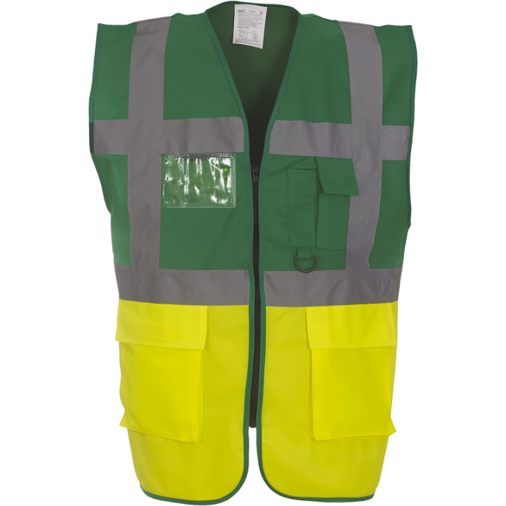 Gilet Haute Visibilité Fermeture à Glissière et poches