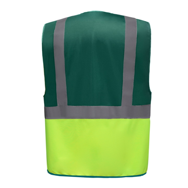 Gilet Haute Visibilité Fermeture à Glissière et poches