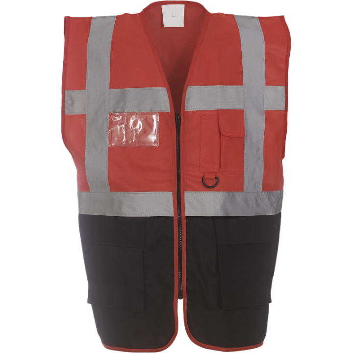 Gilet Haute Visibilité Fermeture à Glissière et poches