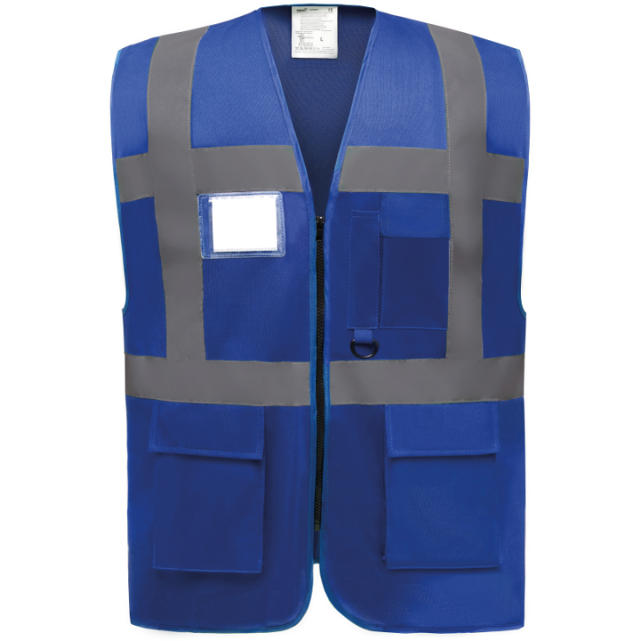 Gilet Haute Visibilité Fermeture à Glissière et poches