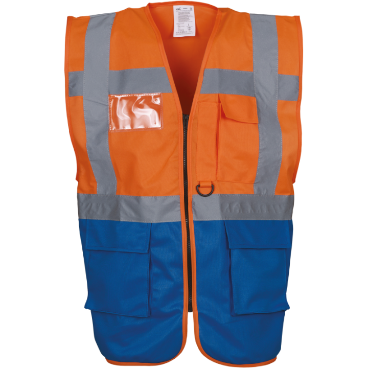 Gilet Haute Visibilité Fermeture à Glissière et poches
