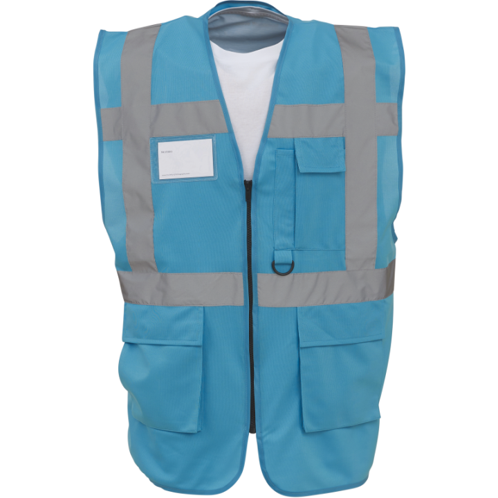 Gilet Haute Visibilité Fermeture à Glissière et poches