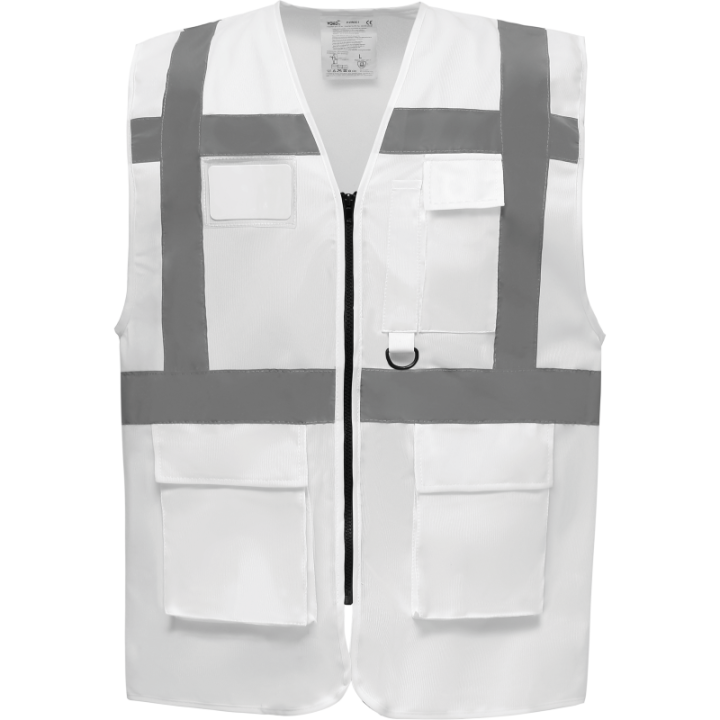 Gilet Haute Visibilité Fermeture à Glissière et poches