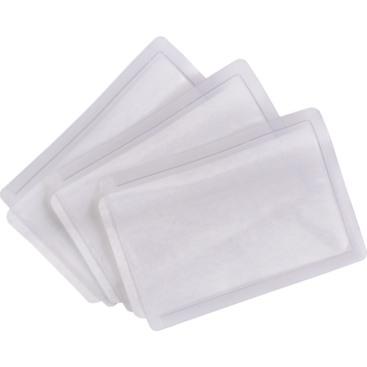 Poches d'identité thermocollantes