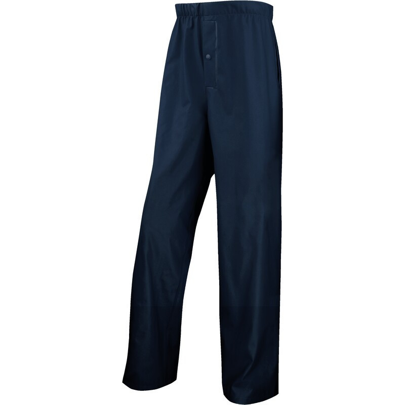 Pantalon de pluie imperméable enduit PU sur textile renforcé