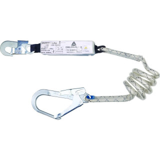 Antichute absorbeur d'énergie corde 2 mètres avec gaine