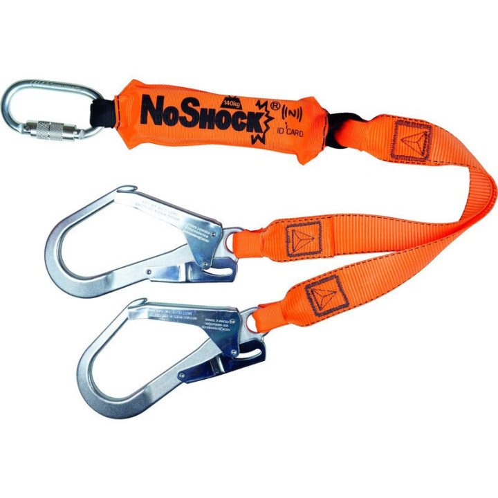 Antichute absorbeur d'énergie double longe sangles 1 mètre