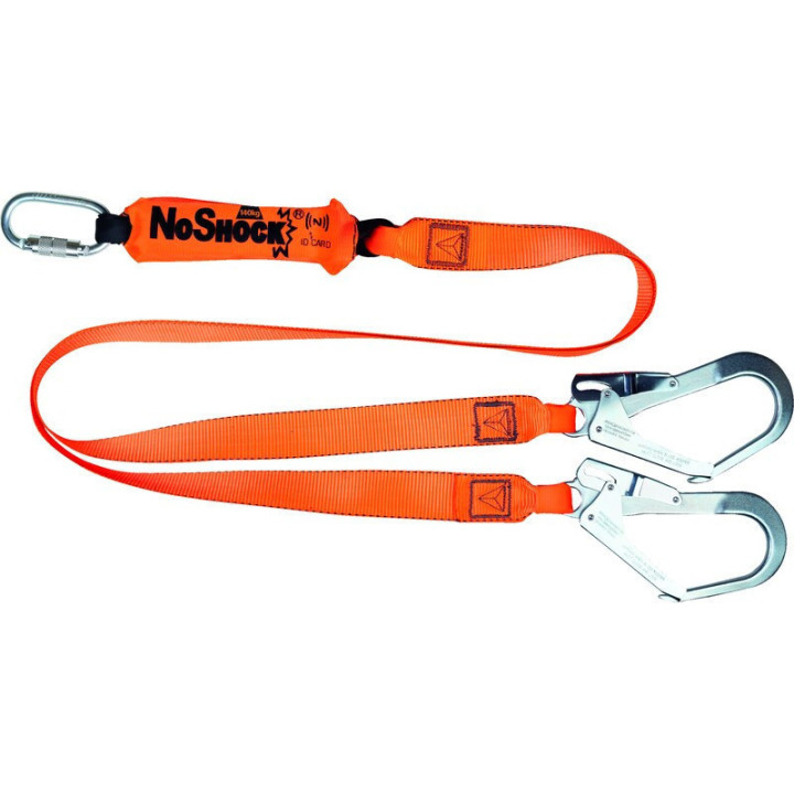 Absorbeur d'énergie antichute double longe sangle 2 mètres