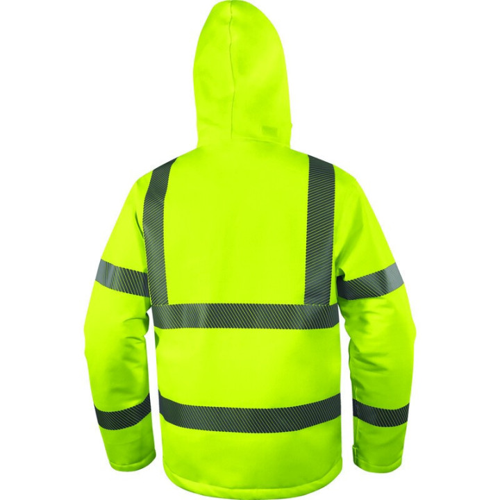 Parka stretch imperméable haute visibilité chaude et légère