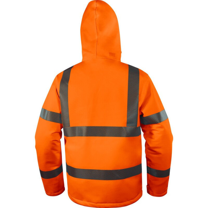 Parka stretch imperméable haute visibilité chaude et légère
