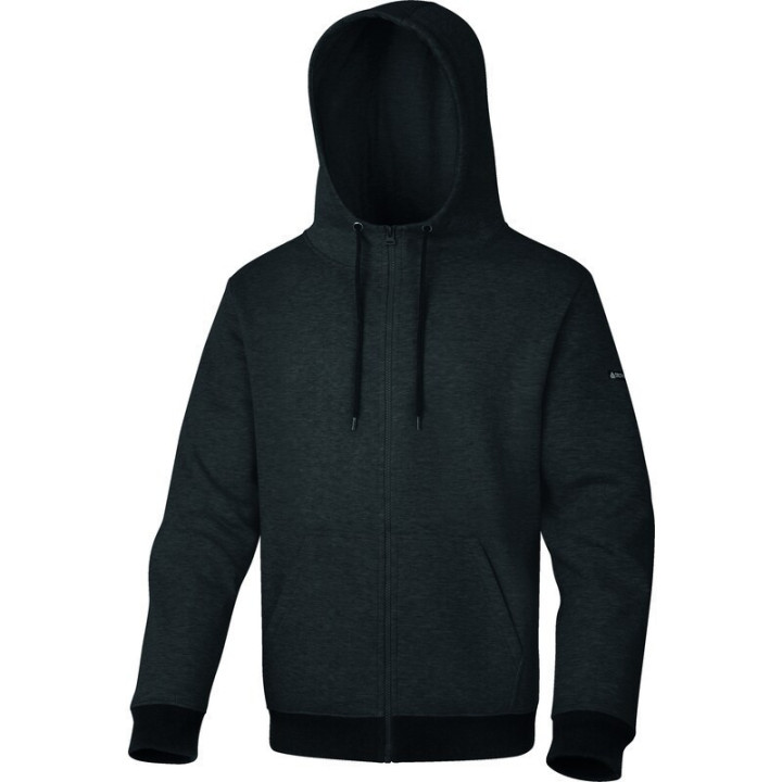 Veste sweat molleton avec renforts coudes