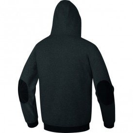 Veste sweat molleton avec renforts coudes (2)