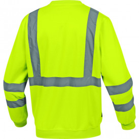 Sweat molleton polyester/coton haute-visibilité (2)