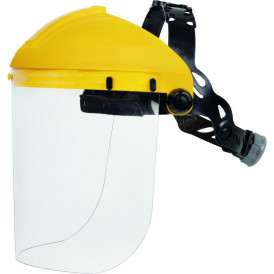 Porte visière avec visière polycarbonate incolore