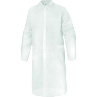 Blouse jetable en polypropylène non-tissé