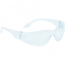 Lot de 10 paires de lunettes transparentes monobloc en polycarbonate