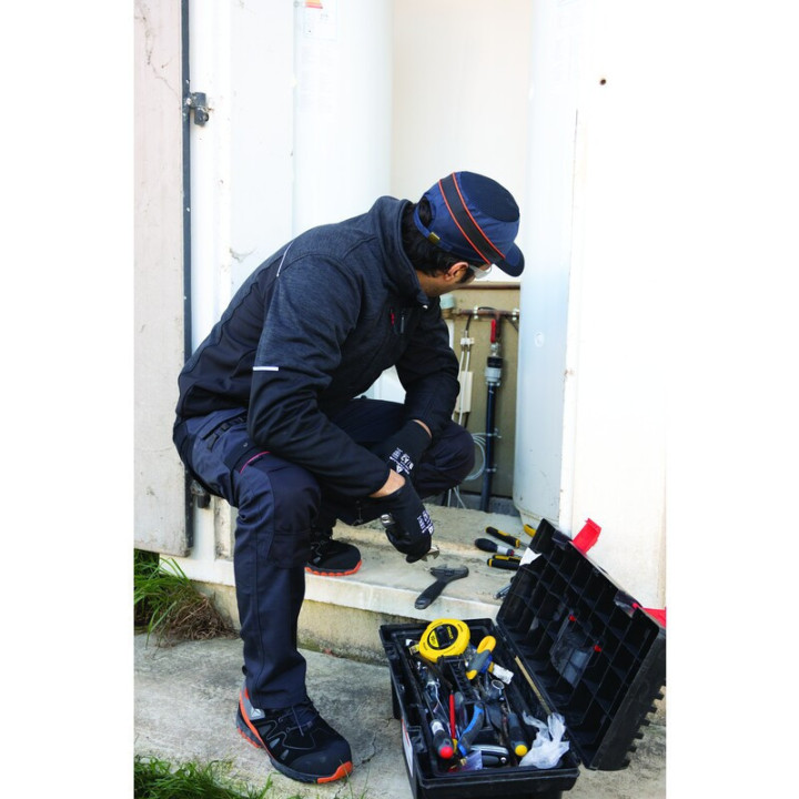 Chaussure basse croute velours - s3 hro src