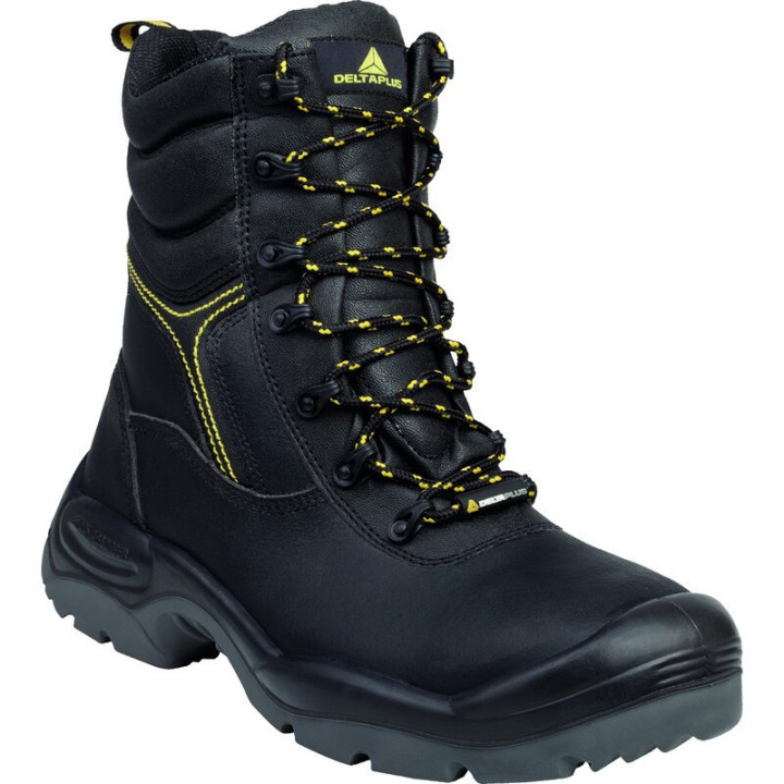 Bottillon de sécurité en cuir lisse de buffle