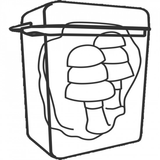 Bouchons d'oreilles en thermoplastique avec cordon