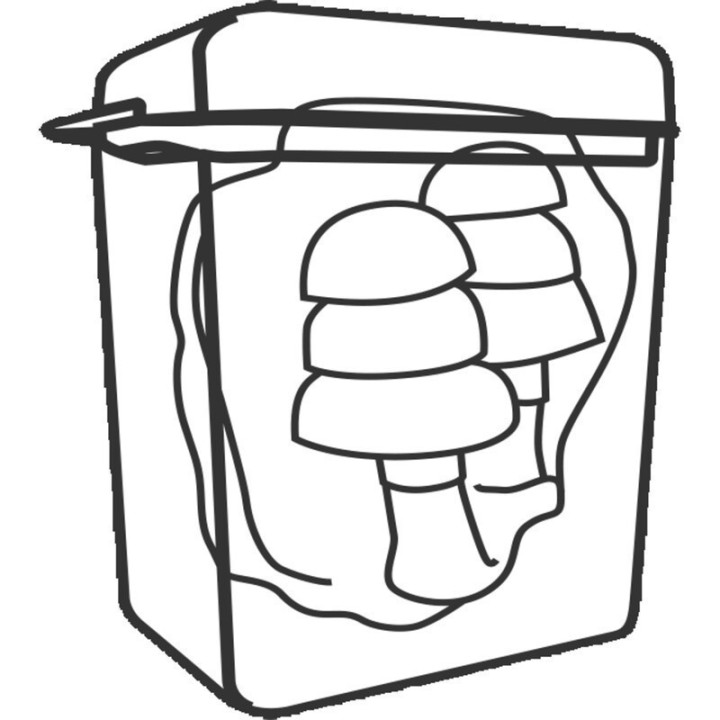 Bouchons d'oreilles en thermoplastique avec cordon