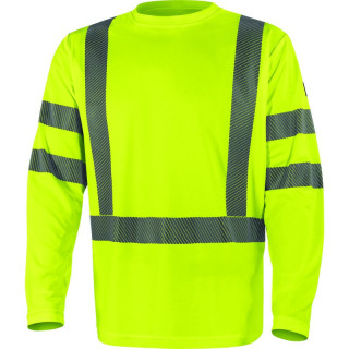 T-shirt Manches Longues Haute Visibilité avec Protection UV