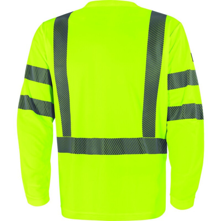 T-shirt Manches Longues Haute Visibilité avec Protection UV
