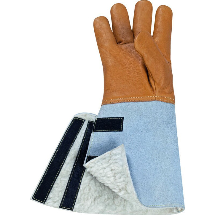 Gants cryogénique en cuir traité hydrofuge