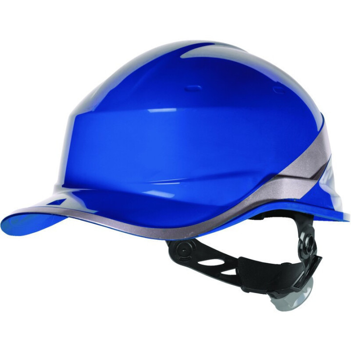 Casque de chantier abs style casquette baseball + jugulaire - serrage rotor®