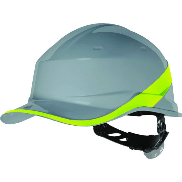 Casque de chantier abs style casquette baseball + jugulaire - serrage rotor®