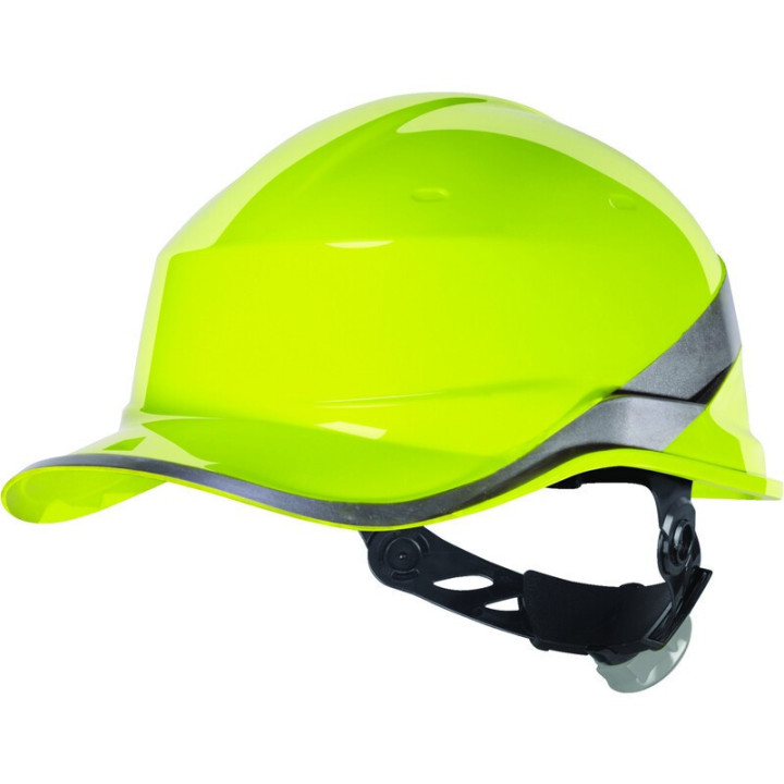 Casque de chantier abs style casquette baseball + jugulaire - serrage rotor®
