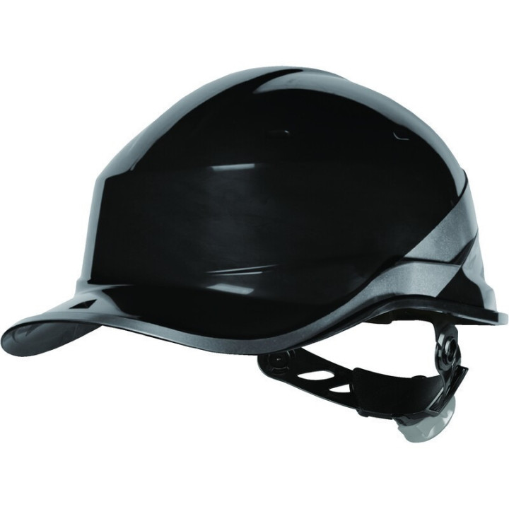 Casque de chantier abs style casquette baseball + jugulaire - serrage rotor®