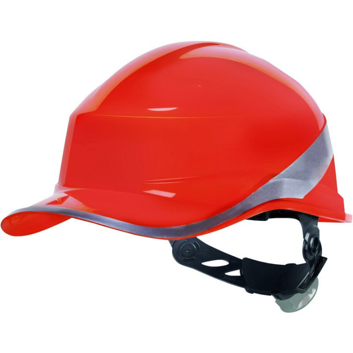 Casque de chantier abs style casquette baseball + jugulaire - serrage rotor®