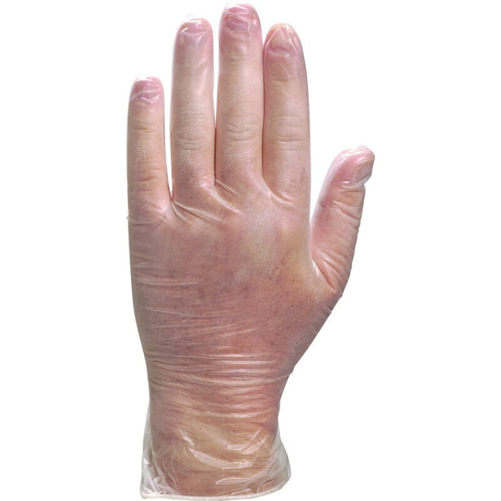 Boîte de 6 gants jetable en vinyle