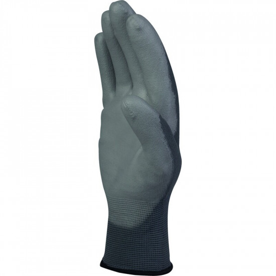 Gant tricot polyester/ paume PU pour travaux de précision