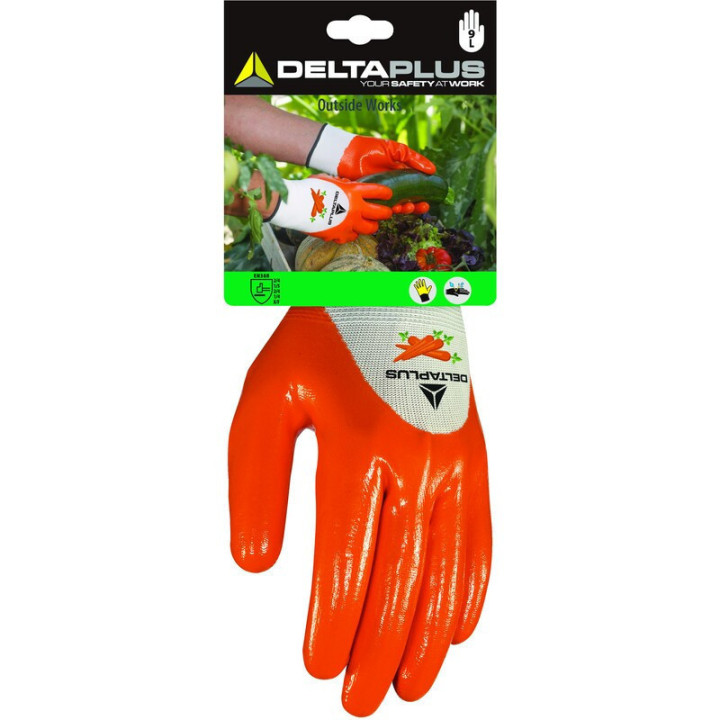 Gant tricot polyester Orange