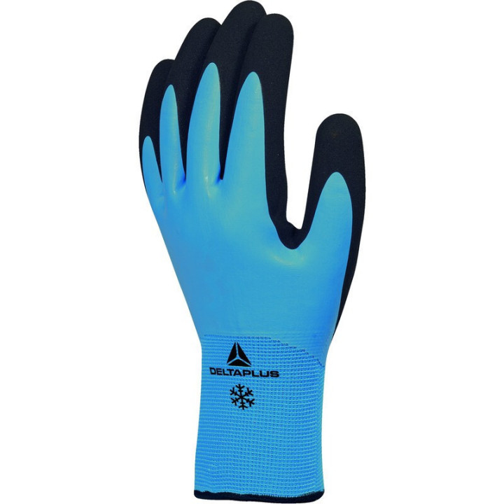 Boîte de 12 paires de gants acrylique polyamide enduit latex