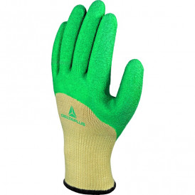 Gant tricot polycoton enduction latex paume, doigts et mi-dos (2)