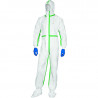 Combinaison de protection jetable non tissée à capuche