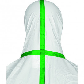 Combinaison de protection jetable non tissée à capuche (2)