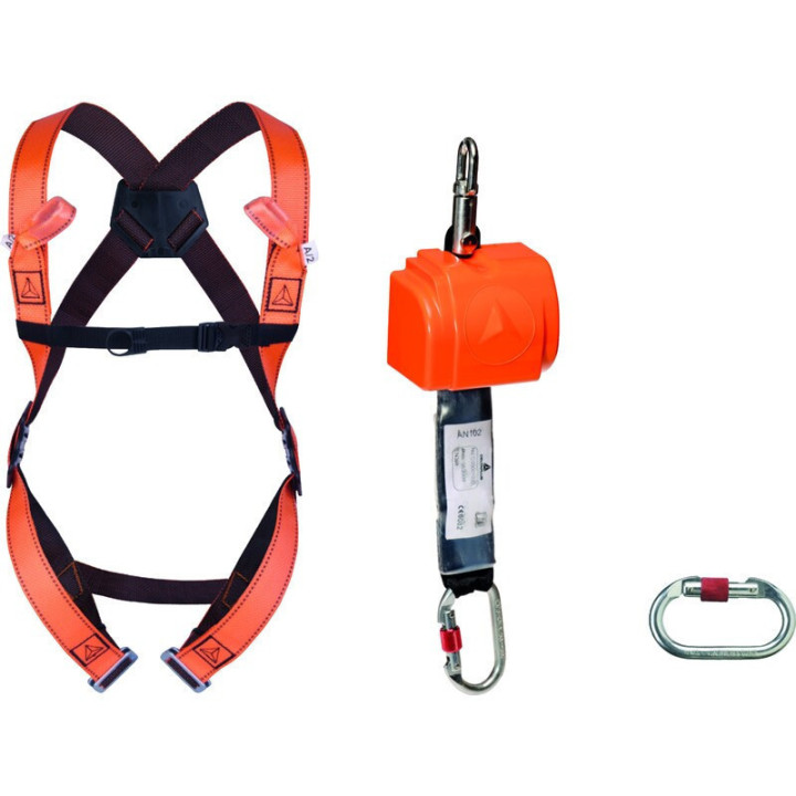 Kit antichute "vertical & horizontal 2,50 m": har12 + an102 + am002 + 1 sac de rangement