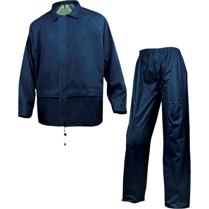 Ensemble de pluie veste et pantalon polyamide enduit PVC
