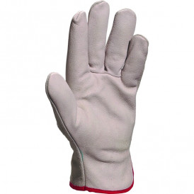 Gants paume fleur de bovin dos croûte grise (2)