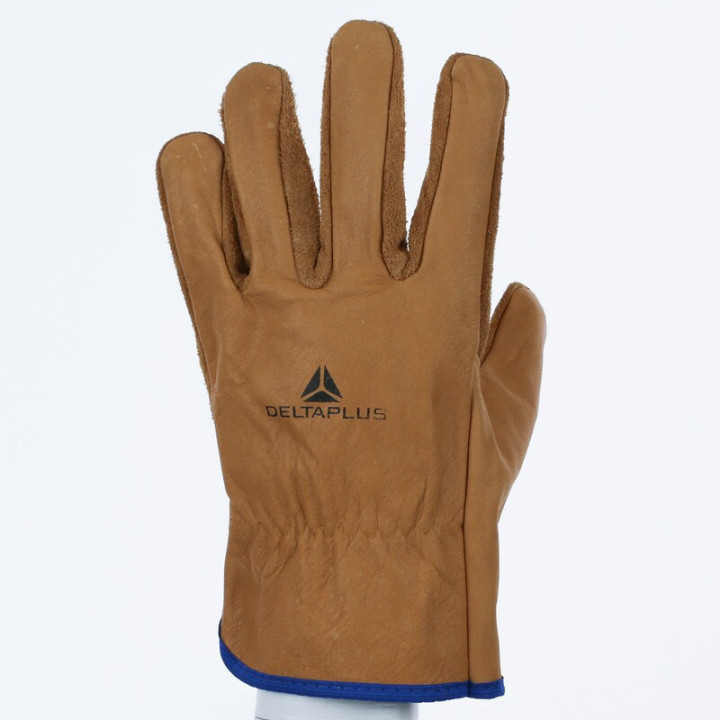 Gant fleur bovin hydrofuge paume fleur retournée