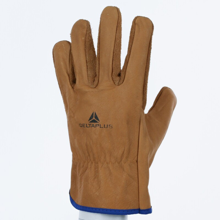 Gant fleur bovin hydrofuge paume fleur retournée