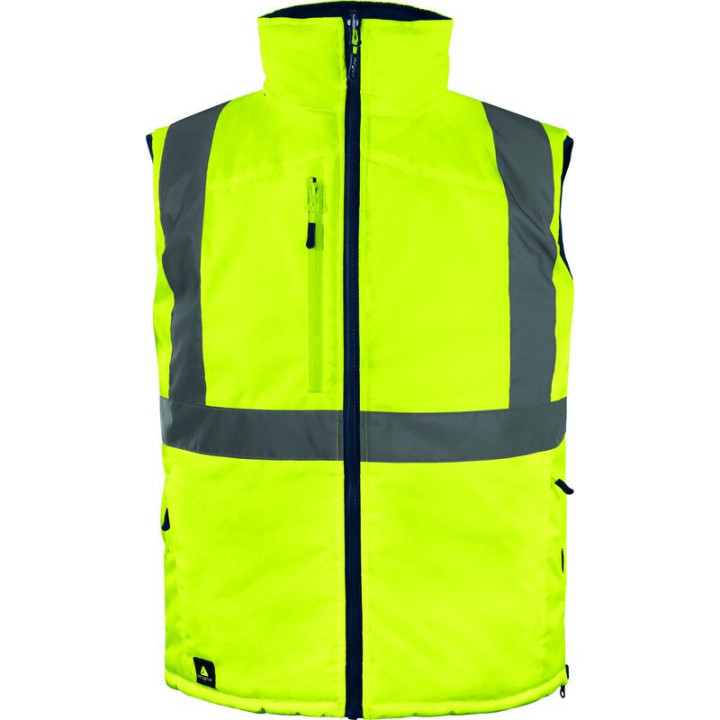 Gilet sans manches chaud haute visibilité