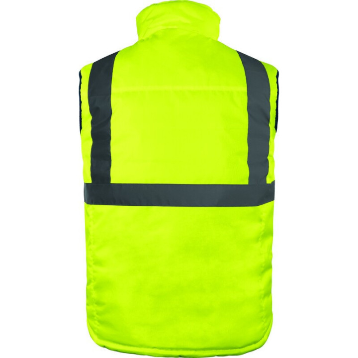 Gilet sans manches chaud haute visibilité