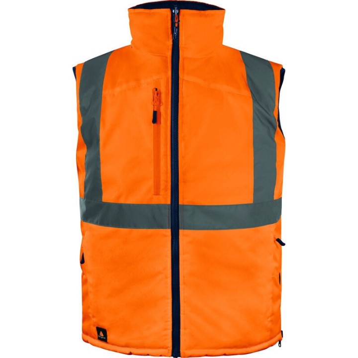Gilet sans manches chaud haute visibilité